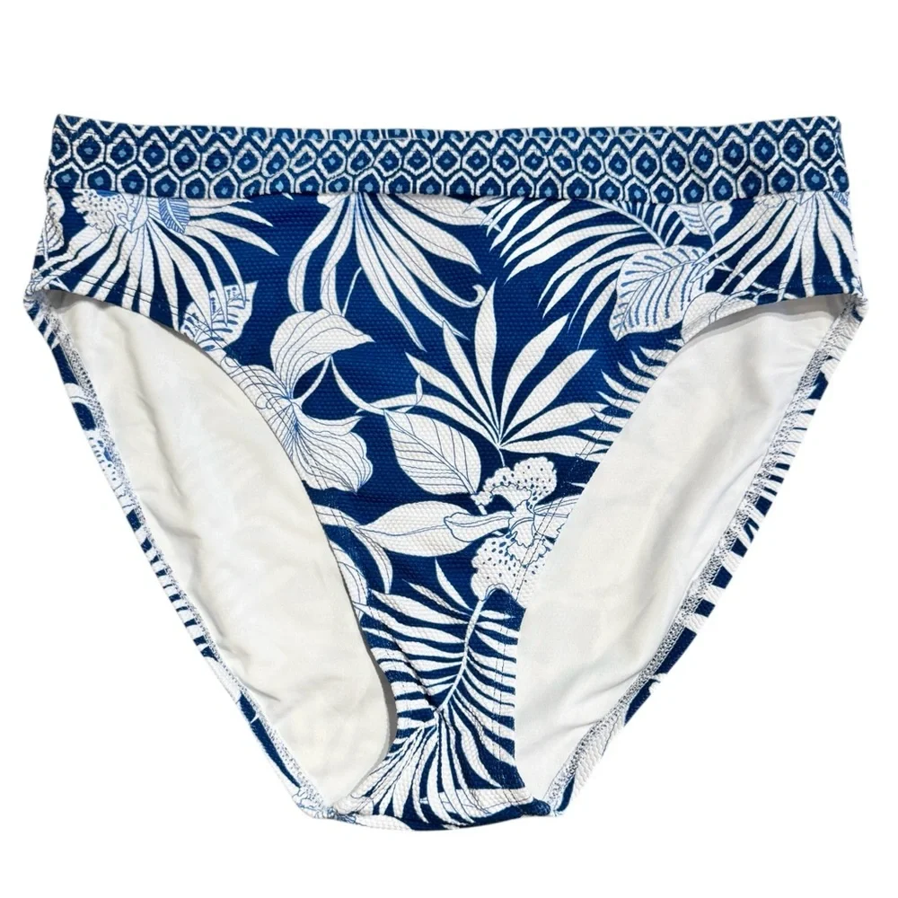 Tommy Bahama Island Cays Blooms High-Waist Bikini Bottoms - Picture 6 of 15